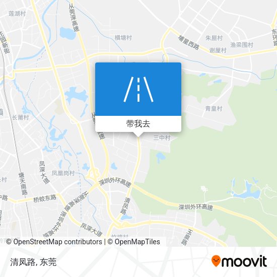 清凤路地图