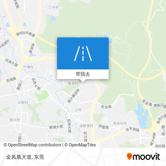 金凤凰大道地图