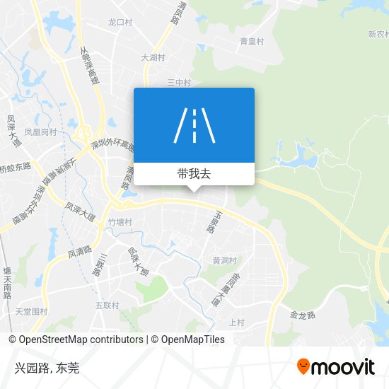 兴园路地图
