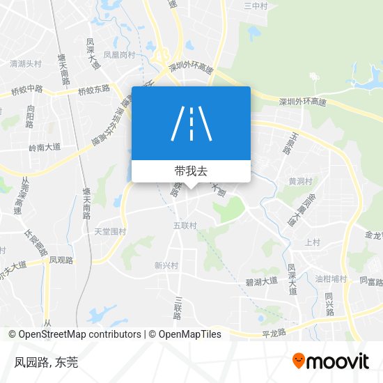 凤园路地图