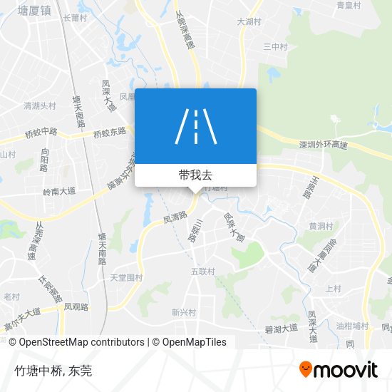 竹塘中桥地图