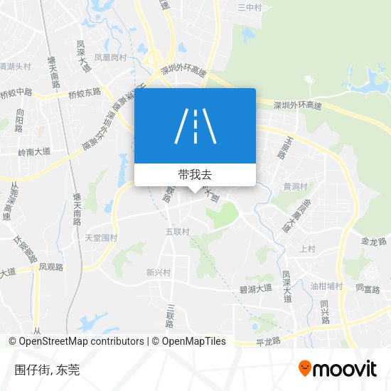围仔街地图