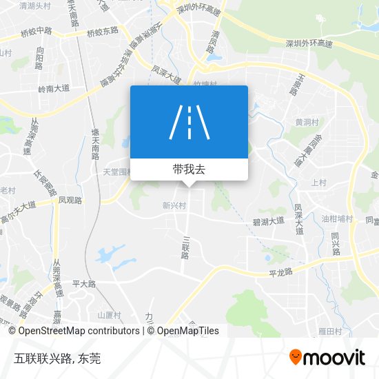 五联联兴路地图