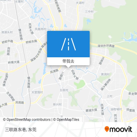 三联路东巷地图