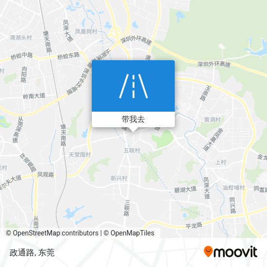 政通路地图