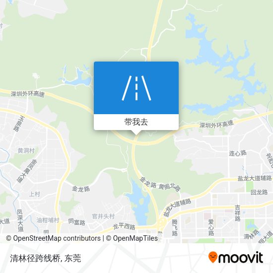 清林径跨线桥地图