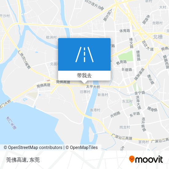莞佛高速地图