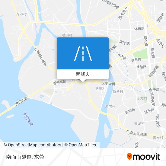 南面山隧道地图