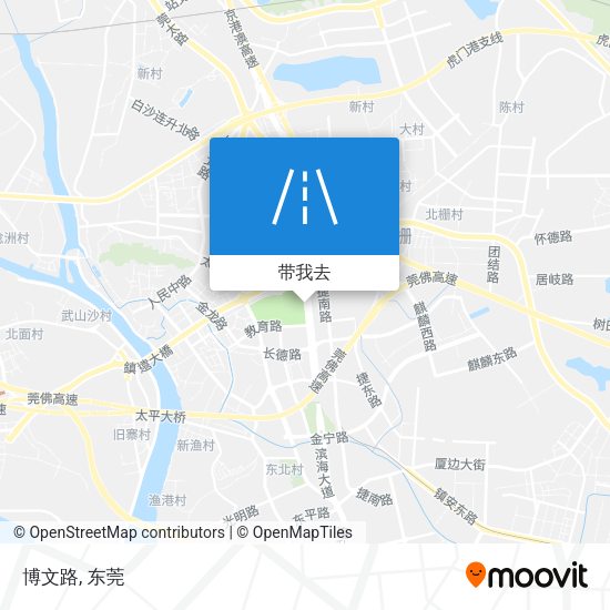 博文路地图