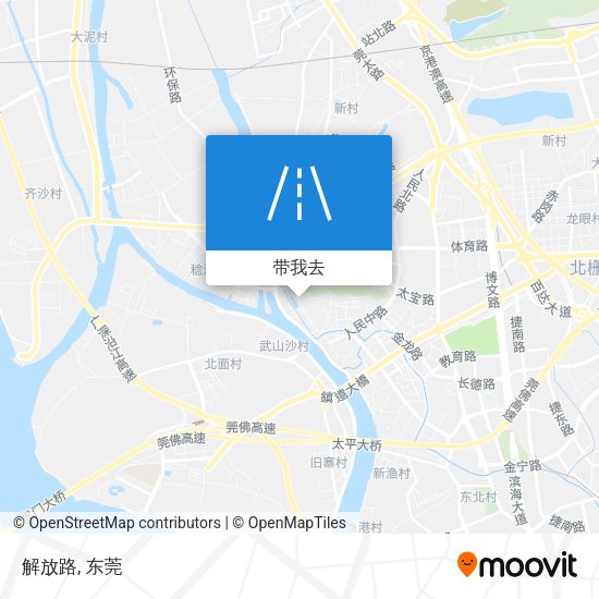 解放路地图