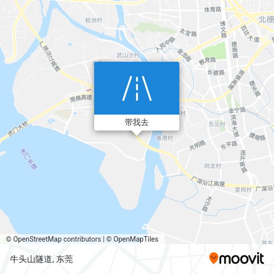 牛头山隧道地图