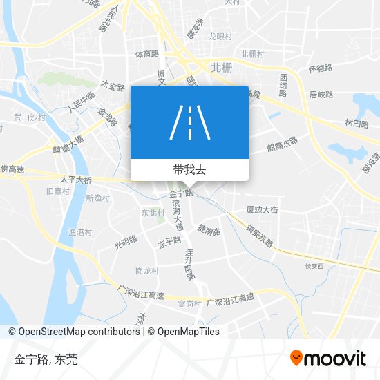 金宁路地图