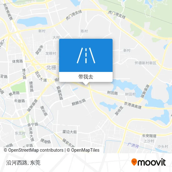 沿河西路地图