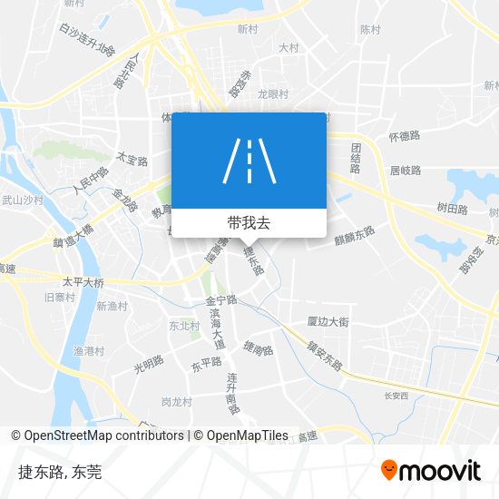 捷东路地图