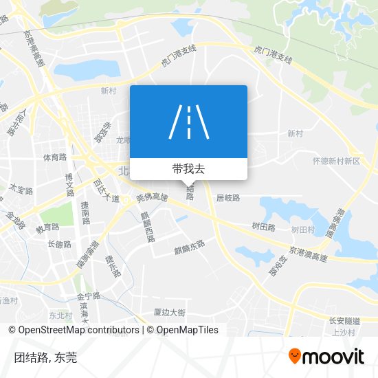团结路地图