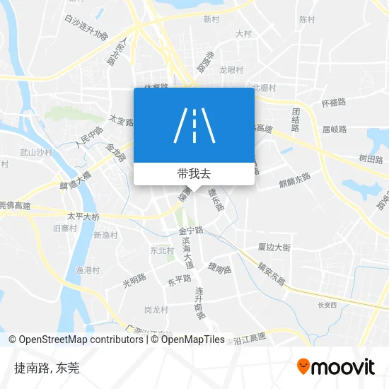 捷南路地图