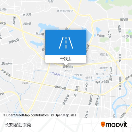 长安隧道地图