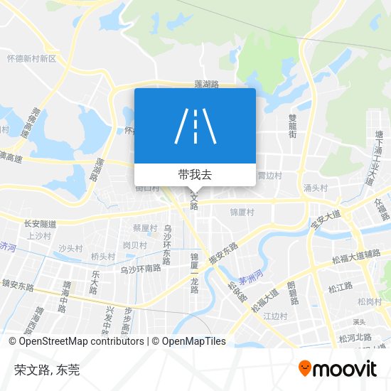 荣文路地图