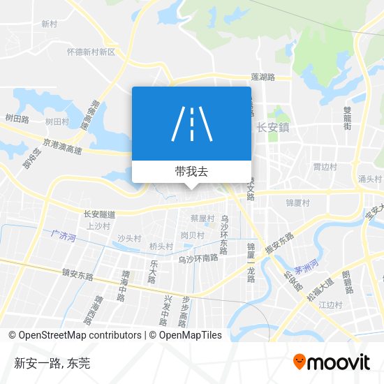 新安一路地图