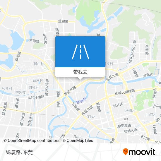 锦厦路地图