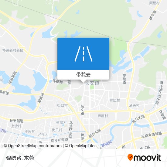 锦绣路地图