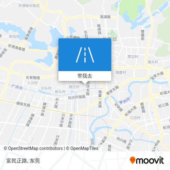 富民正路地图