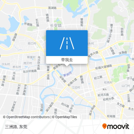 三洲路地图