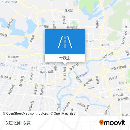 东江北路地图