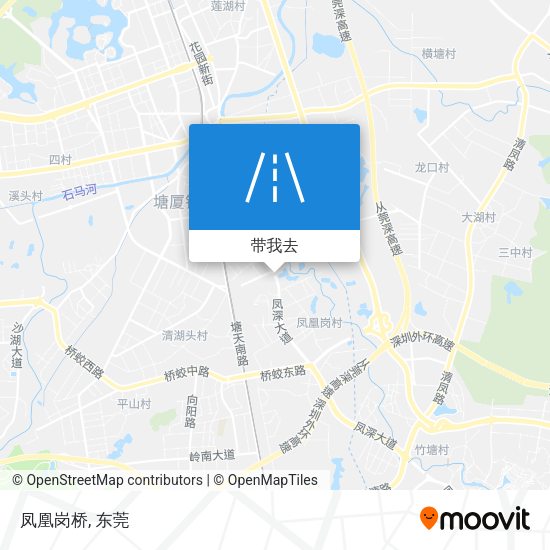 凤凰岗桥地图