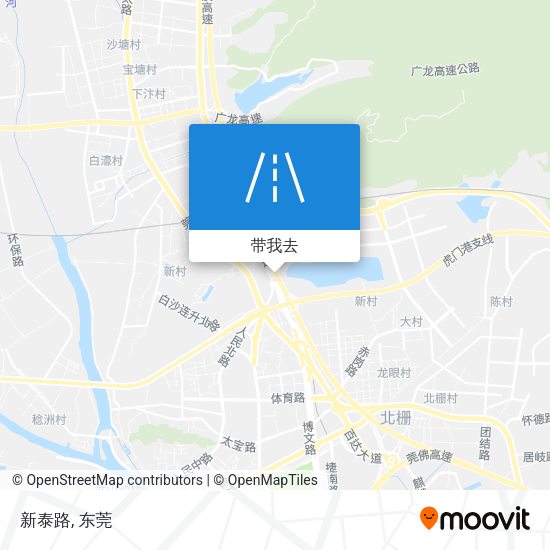 新泰路地图