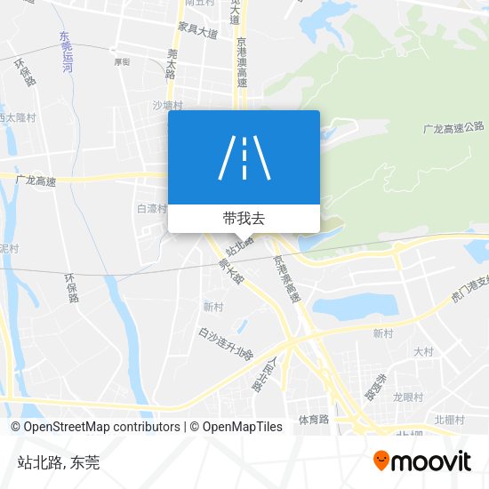 站北路地图