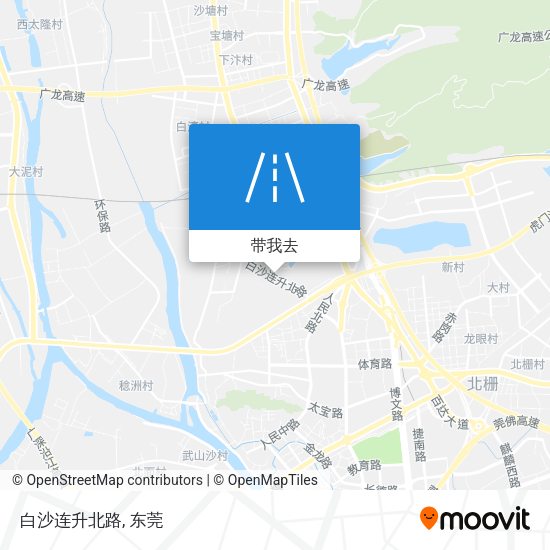 白沙连升北路地图