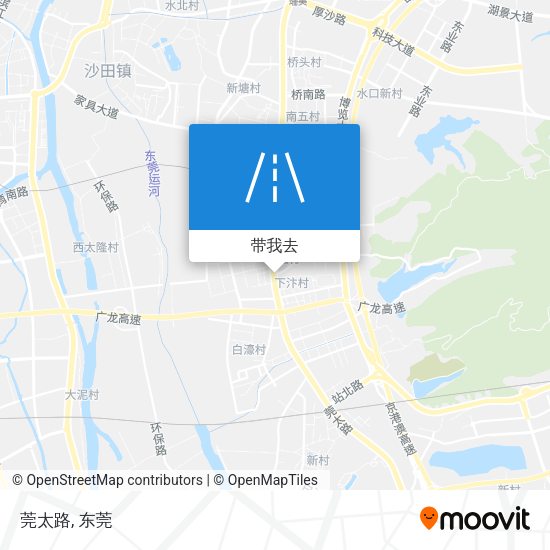 莞太路地图