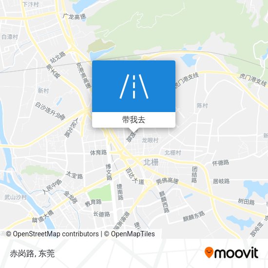 赤岗路地图