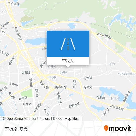 东坊路地图