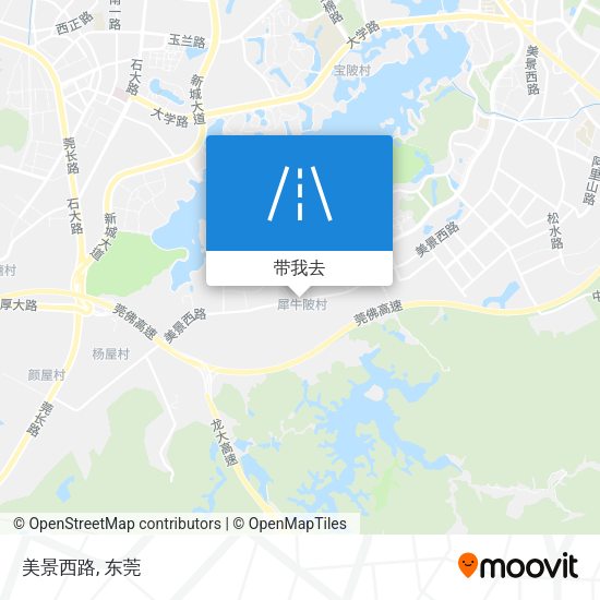 美景西路地图