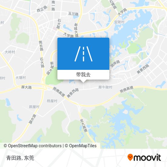 青田路地图