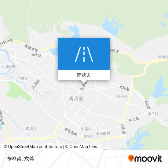鹿鸣路地图
