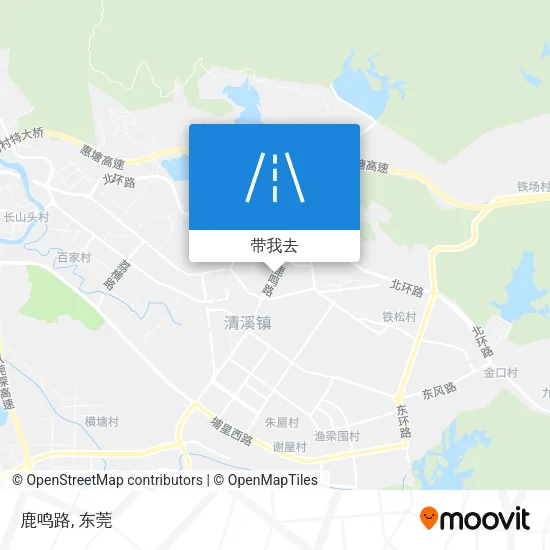 鹿鸣路地图