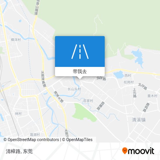 清樟路地图