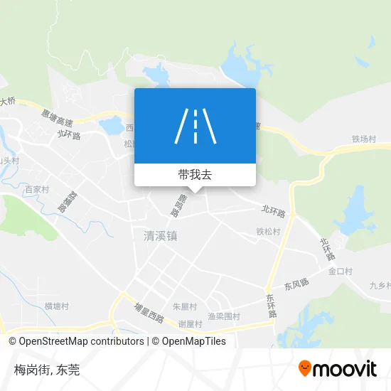 梅岗街地图