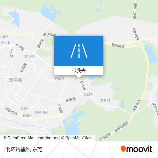 北环路辅路地图