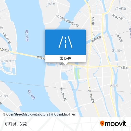 明珠路地图