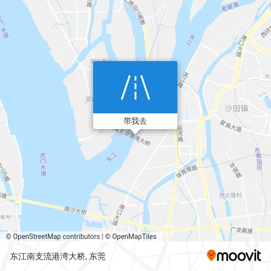 东江南支流港湾大桥地图