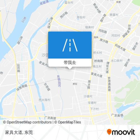 家具大道地图