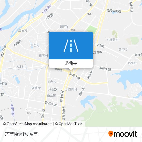环莞快速路地图