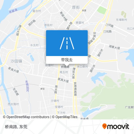 桥南路地图