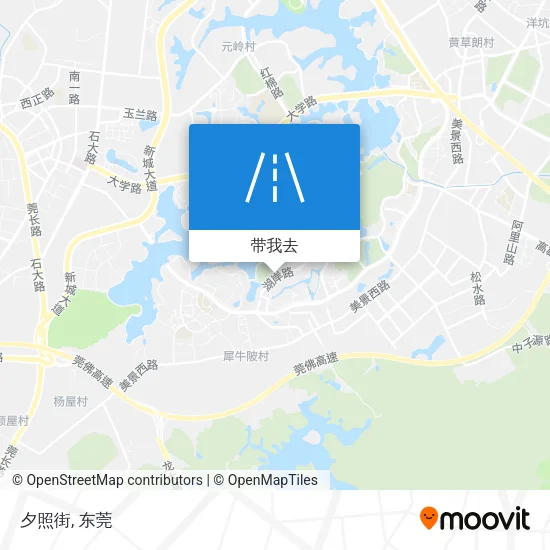 夕照街地图