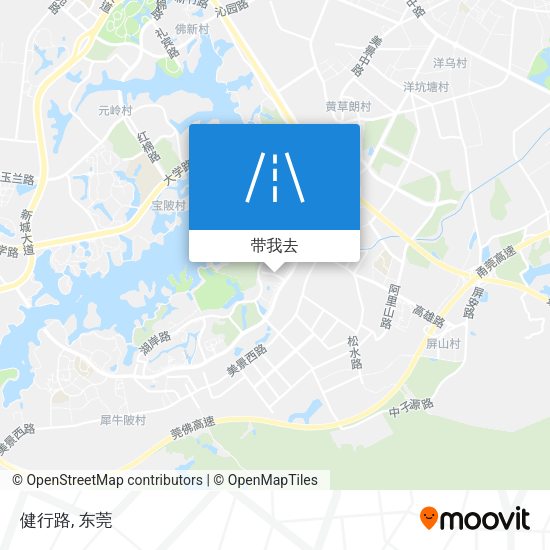 健行路地图