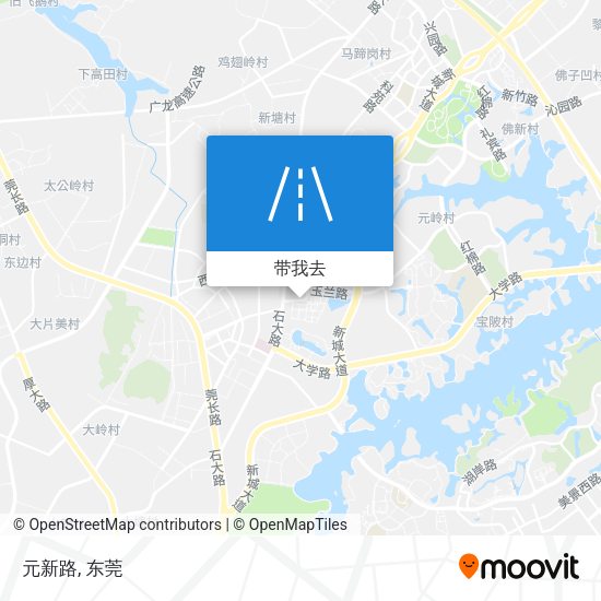 元新路地图